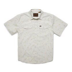 Howler Brothers H Bar B Snapshirt Men's in Vintage Grid Floral Medium White